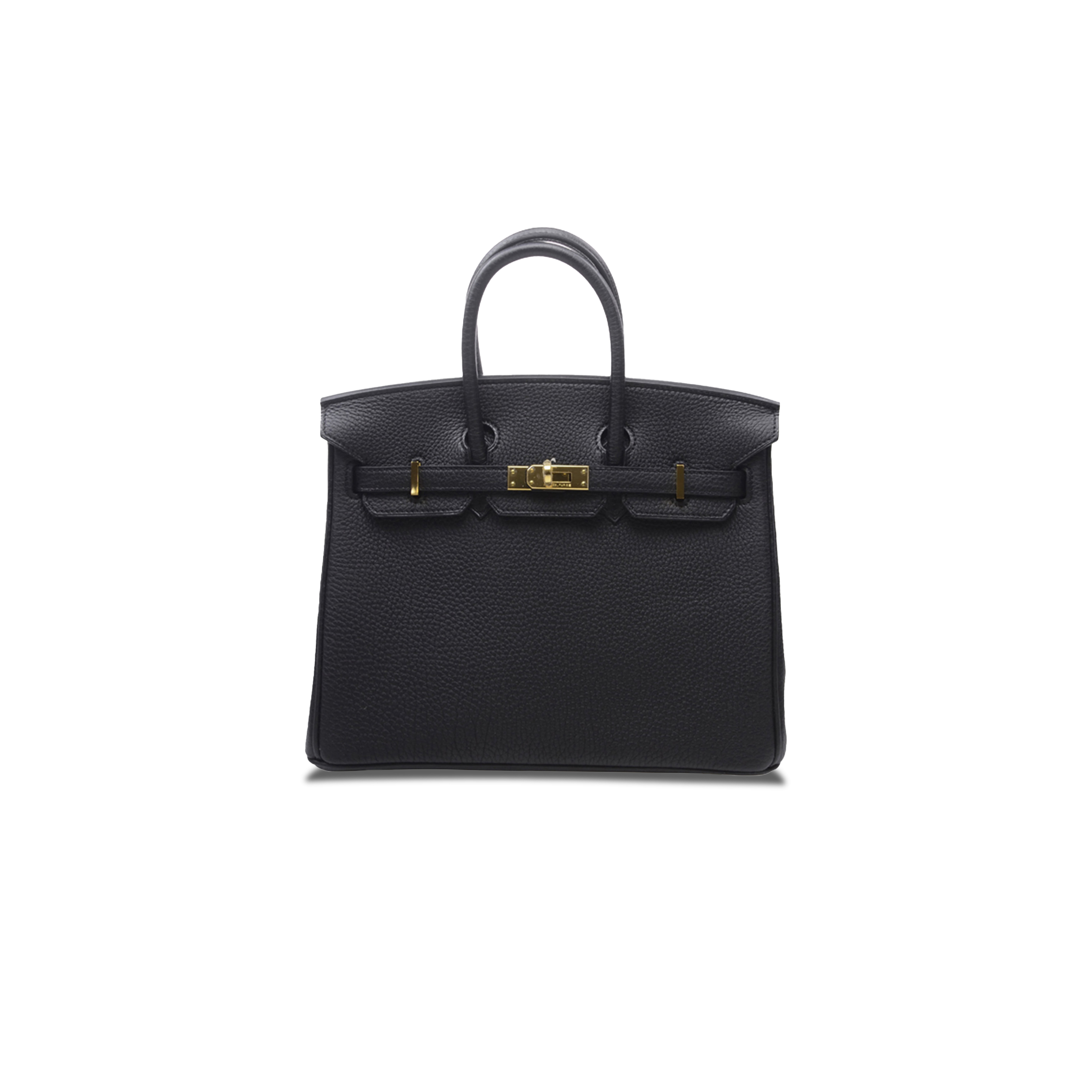 HERMES MASTER BIRKIN 25 TOGO LEATHER BLACK GOLD BUCKLE H028369CC89 (25*20*13cm)